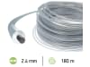 Oregon® Mähfaden "Duoline" 2,4 mm/180 m, rund, grau, mit Carbonkern, für hohes Gras und Rasenkanten , 106503E