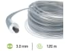 Oregon® Mähfaden "Duoline" 3,0 mm/120 m, rund, grau, mit Carbonkern, für hohes Gras, Rasenkanten und steinige Böden, 106504E