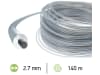 Oregon® Mähfaden "Duoline" 2,7 mm/140 m, rund, grau, mit Carbonkern, für hohes Gras und Rasenkanten , 545829