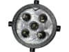 LED-Schlussleuchte "Rio II" links, 12 V, quadratisch, Schluss-, Brems-, Blink-, Standlicht, Kennzeichenbeleuchtung, Anschluss 5-polig, Stift