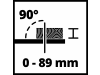 EINHELL Tischkreissäge TE-TS 254 T  2.000 Watt, Parallelanschlag mit Exzenterklemmung & Winkelanschlag (+/-60°)