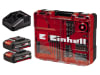 EINHELL Power X-Change 2-Gang-Akku-Schlagbohrschrauber TE-CD 18/2 Li-i +64 inkl. 2 Akkus (2x2,0Ah)+64-teiliges Zubehör-Set