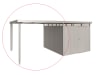 Biohort Seitendach   282 x 315 cm silber; metallic  für HighLine