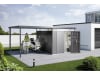 Biohort Seitendach HighLine H2  282 x 195 cm dunkelgrau; metallic  für HighLine