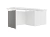 Biohort Seitenwand für Seitendach   157 x 2,5 cm quarz-grau; metallic  