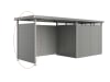 Biohort Seitenwand für Seitendach   157 x 2,5 cm quarz-grau; metallic  
