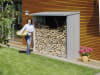 Biohort Brennholzunterstand Woodstock      Kaminholz Aufbewahrung, Brennholzlager
