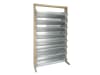 bellissa Vertikales Hochbeet INALTO L8 100 x 32 x 180 cm  silver; natur aus Qualitätsstahl, Füllmenge 290 l