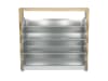 bellissa Vertikales Hochbeet INALTO M4 100 x 32 x 100 cm  silver; natur aus Qualitätsstahl, Füllmenge 150 l