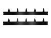 bellissa Rasenkante Spina 2er-Set Stahlblech anthrazit 103 x 16 cm 