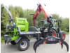 Heizohack® Häcksler "HM 8-400 K" kranbeschickt, mit Fahrwerk, Zugdeichsel