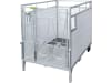 KERBL Kälberbox mit schwenkbarem Boden B x H x T innen 103 x 118,5 x 163 cm, 14616
