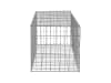 bellissa Profi-Spiralgabione 100 x 50 x 50 cm  silver , Füllmenge 400 kg