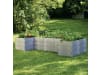 JUWEL Hochbeet Timber ERGOLINE nordic wood 125 x 40 x 185 cm Kunststoff mit hochwertiger Holzoptik