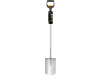 Fiskars Xact Telescopic Spaten rund   
