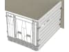KERBL Kälberbox modular Erweiterung Einzelbucht, wandständig L x B 1,60 x 1,15 m, 14631