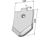Industriehof® Scharspitze 230 x 120 x 10 mm, unterseitig hartmetallbeschichtet, für Lemken Smaragd, Topas, 101.3374392