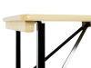 RUKU Biergarnitur Stehtisch 200 x 60 cm, Höhe 110 cm   natur 