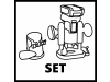 EINHELL Professional Akku-Oberfräse /-Kantenfräse TP-RO 18 Set Li BL - Solo  