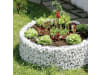 bellissa Hochbeet (Gabione) rund 92 x 92 x 40 cm  silver inkl. Trennfolie, 92 x 40 cm, Füllmenge 165 kg