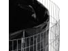 bellissa Gabionen-Hochbeet Basic rund inklusive Trennfolie 81 x 81 x 40 cm  silver , Füllmenge 140 l