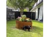 bellissa Kräuterspirale Corten 130 x 140 x 80 cm  braun Füllmenge Erde 900 l besonders witterungsbeständig, Füllmenge 900 l