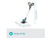 Gardena Akku-Trimmer EasyCut 23/18V P4A solo  Rasentrimmer, Freischneider