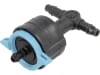 Gardena Micro-Drip-System Regulierbarer Reihentropfer druckausgleichend  5x Reihentropfer, 1x Verschlusskappe  Bewässerung für Topfpflanzen 13314-20