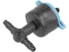 Gardena Micro-Drip-System Regulierbarer Reihentropfer druckausgleichend  5x Reihentropfer, 1x Verschlusskappe  Bewässerung für Topfpflanzen 13314-20