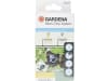 Gardena Micro-Drip-System Regulierbarer Reihentropfer druckausgleichend  5x Reihentropfer, 1x Verschlusskappe  Bewässerung für Topfpflanzen 13314-20