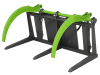 Heizomat® Greifzange "HG 1800 3/2" 2 Zinken, 3 Gegenklauen, für den Transport von Stamm- und Wipfelholz und Busch- und Strauchwerk