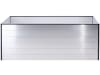  OKAY Aluminium Hochbeet 200 x 100 x 77 cm  natur Hochbeet Garten, Füllmenge 1.300 l
