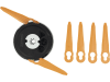 STIHL Mähkopf "Polycut 3-2" mit zwei beweglichen Kunststoffmessern, für Akku-Motorsense FSA 57, 4009 710 2104