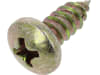 Fendt Blechschraube DIN 7981 4,8 x 13 mm, Stahl, verzinkt gelb, A3L, Linsensenkkopf, mit Spitze, X493812105000
