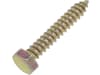Fendt Blechschraube DIN 7976 4,2 x 25 mm, Stahl, verzinkt gelb, A3L, mit Spitze, X495308901000