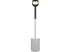 Fiskars Xact Telescopic Spaten rund   