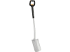 Fiskars Xact Telescopic Spaten rund   