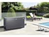 Biohort Freizeitbox 130  134 x 62 cm nachtgrau; metallic  Kissenbox, Auflagenbox, Aufgewahrungsbox Garten, Gartenbox