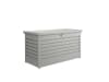 Biohort Freizeitbox 130  134 x 62 cm quarz-grau; metallic  Kissenbox, Auflagenbox, Aufgewahrungsbox Garten, Gartenbox