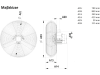 Multifan Stallventilator "K 71" 710 mm, 14.650 m³/h, 230 V