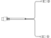 Anschlusskabel 1,5 m 7-polig; 4-polig, 2 x S1 je 5,0 m, ISO 1724, 12 V