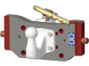 Rockinger Kugeleinsatz "RO824X", Ø Kugelkopf 50 mm Kugel "ROKK390" 50 mm mit Adpaterplatte, ohne Distanzplatte, 330/25/32 mm, Zugmaschine/PKW-Anhänger, RO824X3030C