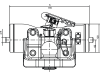 Rockinger Kugeleinsatz "RO825X" Kugel K80® mit Adapterplatte, Höhenschnellverstellung, für Traktor mit Anhängebock