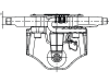 Rockinger Kugeleinsatz "RO825X" Kugel K80® mit Adapterplatte, Höhenschnellverstellung, für Traktor mit Anhängebock