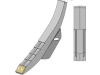 Industriehof® Scharspitze "eXtreme® CARBIDE LINE", 450 x 75 x 20 mm, Hartmetall, für Tiefenlockerer Gaspardo, Maschio