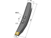 Industriehof® Scharspitze "eXtreme® CARBIDE LINE", 315 x 35 mm, Hartmetall, für Grubber Einböck, Köckerling, 101.EXT-1030