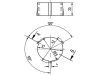 BPW Dämpfungsscheibe 40 x 37,7 x 20,5 mm, für Auflaufbremse "AVM 44/E", "AVM 80/E", 10.30.978534