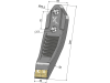 Industriehof® Scharspitze "eXtreme® Carbide Line" 285 x 80 x 35 mm, hartmetallbeschichtet, für Grubber Amazone C-Mix, 101.EXT-1108