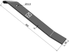 Industriehof® Ersatzmesser 468 x 60 x 6 mm für Messeregge Kerner FP 6530, 312-IND-013101