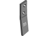 Industriehof® Schraubenzinken, 219 x 45 x 10 mm, für Streuwalze Bergmann Stalldungstreuer, 69-10-006R